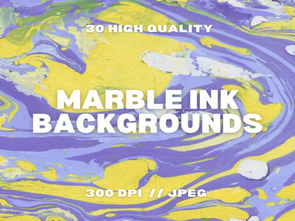 30 Marble Ink Backgrounds: A Creative Resource for Designers and Artists