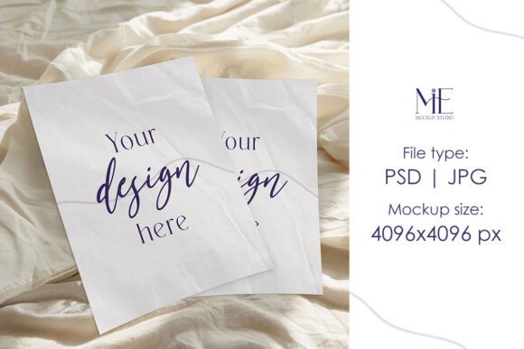Boho Neutral Two Newspaper Mockup PSD: A Creative Tool for Modern Designers