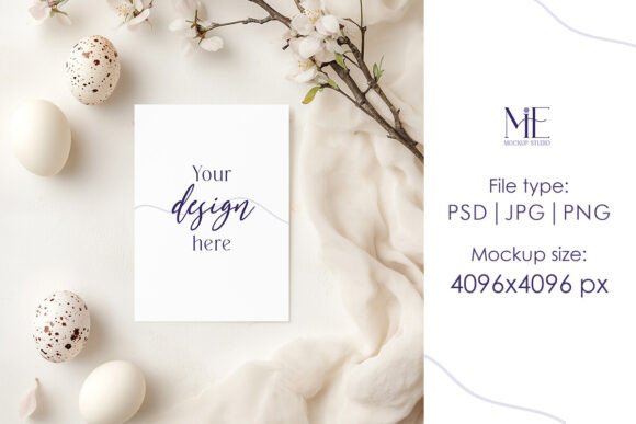 Spring Invitation Mockup, Easter Card: A Creative Solution for Every Occasion